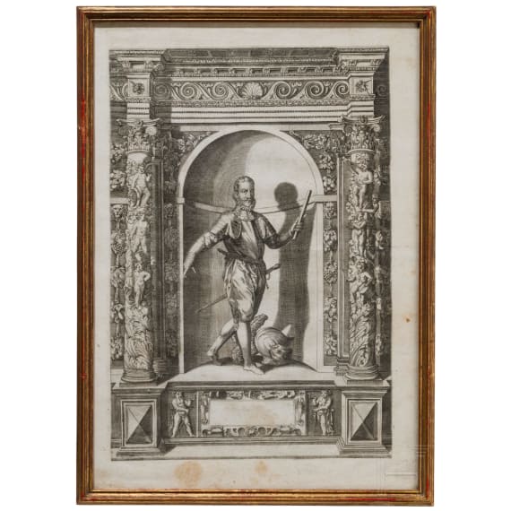 Elf Kupferstiche aus "Armamentarium Heroicum ", 1601/1603