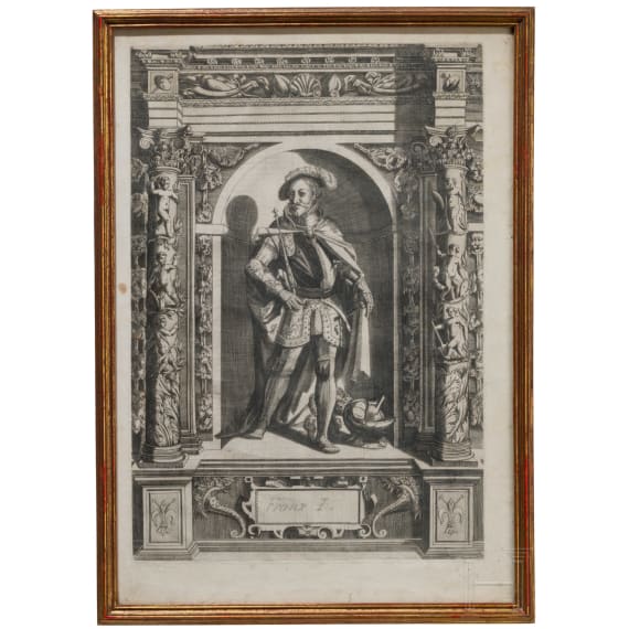 Elf Kupferstiche aus "Armamentarium Heroicum ", 1601/1603