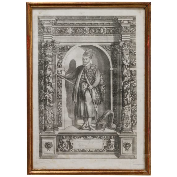 Elf Kupferstiche aus "Armamentarium Heroicum ", 1601/1603