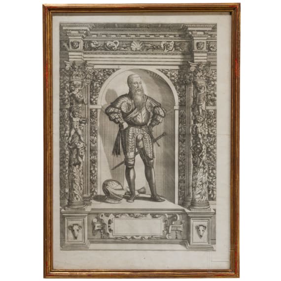 Elf Kupferstiche aus "Armamentarium Heroicum ", 1601/1603