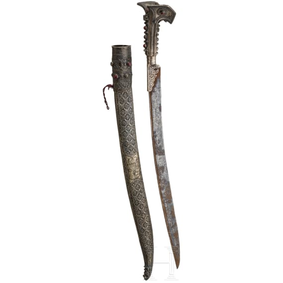 Cretan yatagan with coral inlay, first half of the 19th century