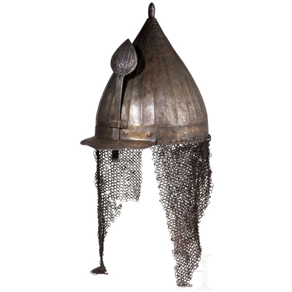 Ottoman turban helmet in the 16th-century style, historicism, 19th century.