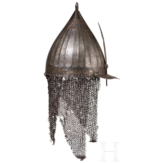 Ottoman turban helmet in the 16th-century style, historicism, 19th century.