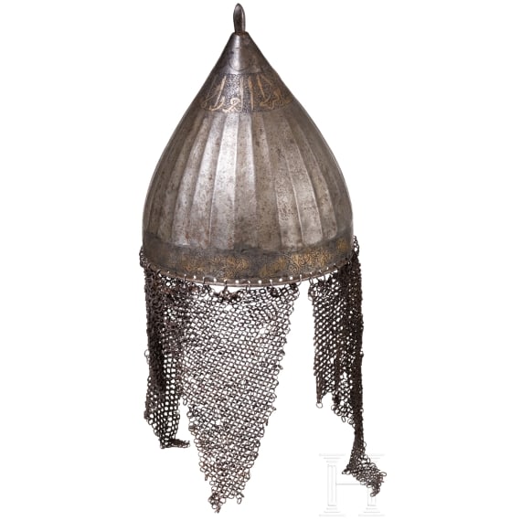 Ottoman turban helmet in the 16th-century style, historicism, 19th century.