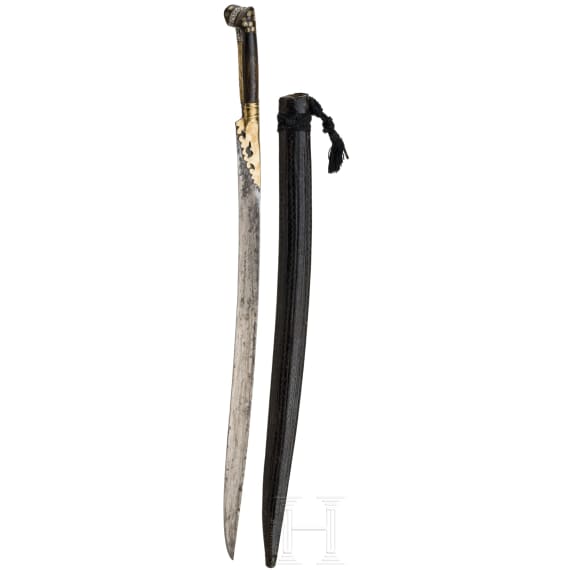 An Ottoman yatagan, dated 1794