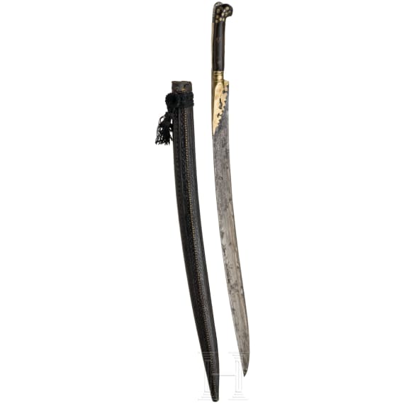 An Ottoman yatagan, dated 1794