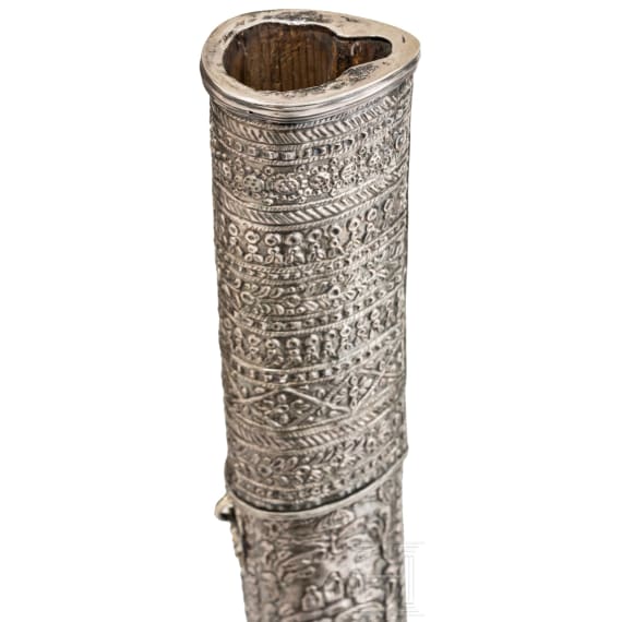 An Ottoman yatagan with walrus grips, late 18th century