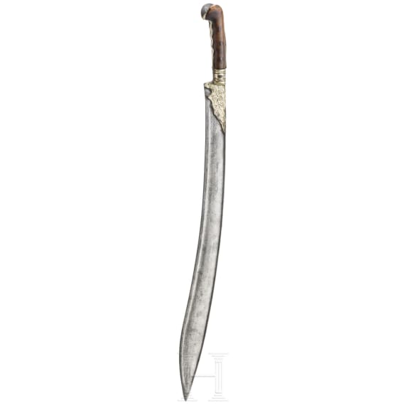 A heavy Ottoman yatagan, late 18th century