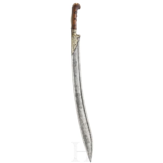 A heavy Ottoman yatagan, late 18th century