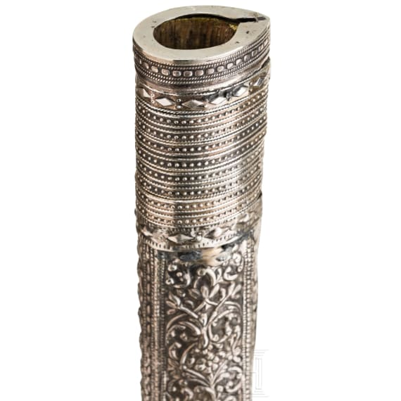 An Ottoman silver mounted boy's yatagan, 19th century