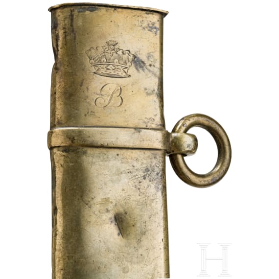 A British officer's sabre with a late 15th/early 16th century Mamluk Haji Sunqur blade