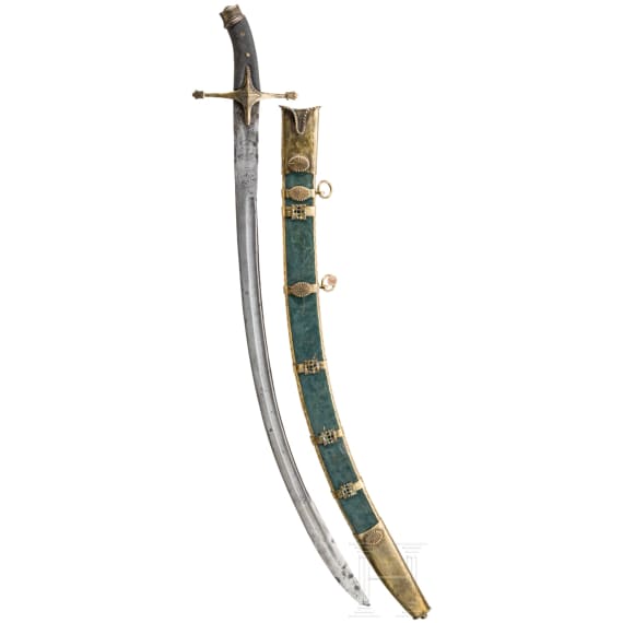 An Ottoman kilij in the style of 1600, modern replika