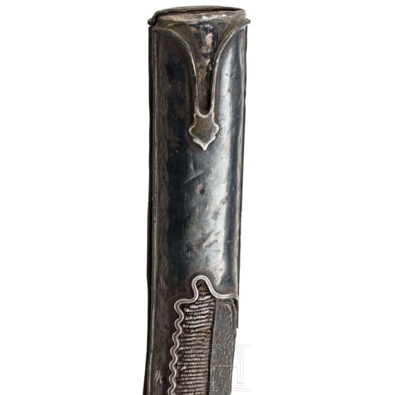 An Ottoman shamshir with wootz blade, ca. 1800