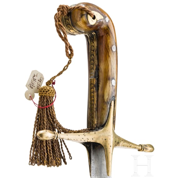 An Ottoman shamshir, 1st half of the 19th century