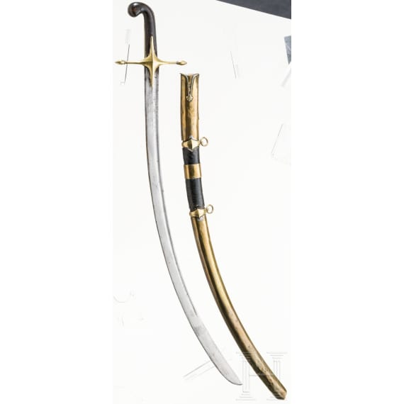 An Ottoman shamshir, first half of the 19th century