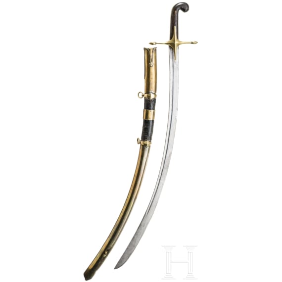 An Ottoman shamshir, first half of the 19th century