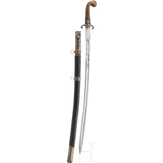 An Ottoman officer's shamshir, circa 1850/60