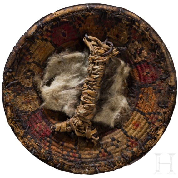 An iron-fitted Caucasian fist shield, 19th century