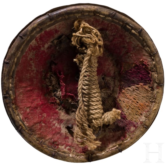 An iron-fitted Caucasian fist shield, 19th century
