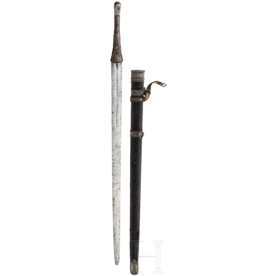 Silver-mounted kattara, Oman, 19th century.