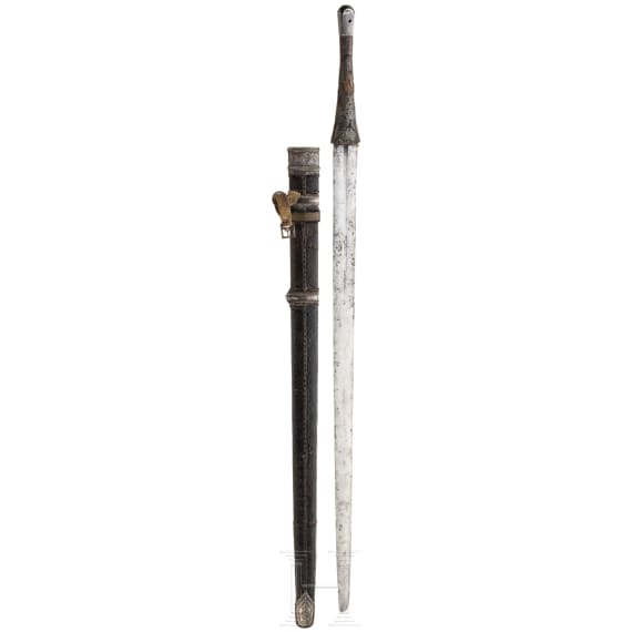 Silver-mounted kattara, Oman, 19th century.