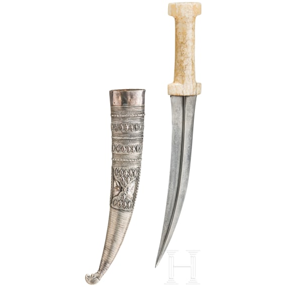 Silbermontierter Khanjar, Irak, 19. Jhdt.
