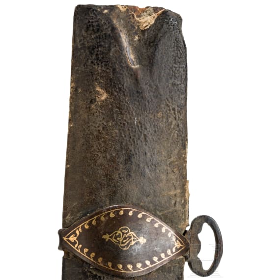 Goldtauschierter Shamshir, Persien, um 1800