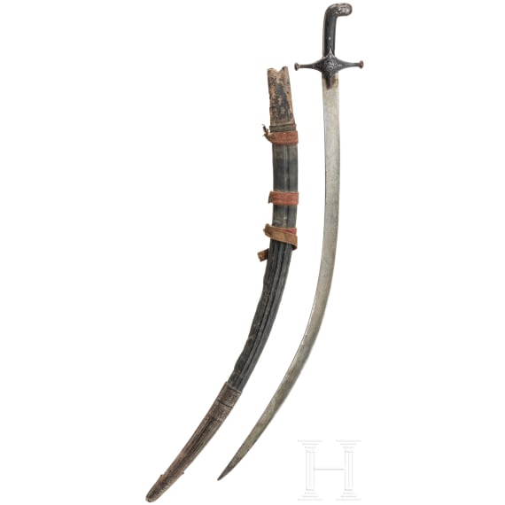 Shamshir mit Wootz-Klinge, Persien, um 1800