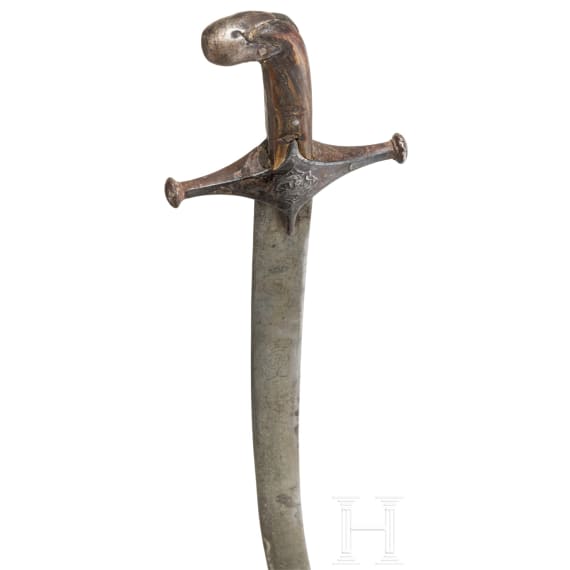 Shamshir mit Wootz-Klinge, Persien, um 1800