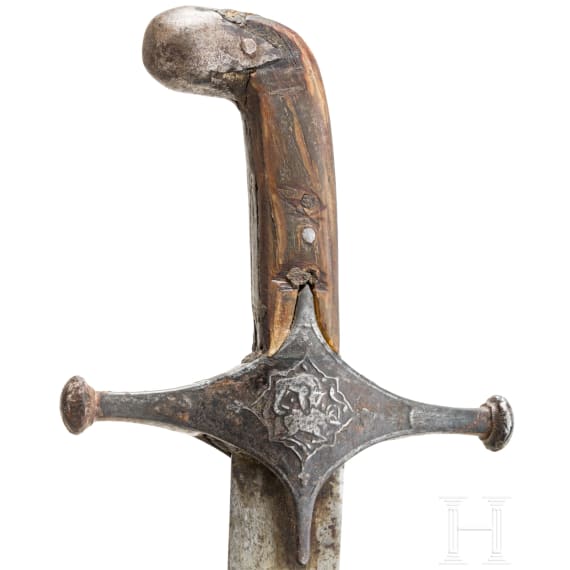 Shamshir mit Wootz-Klinge, Persien, um 1800