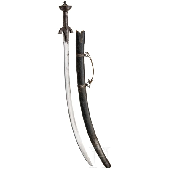 An Afghan pulwar with shamshir blade, 19th century