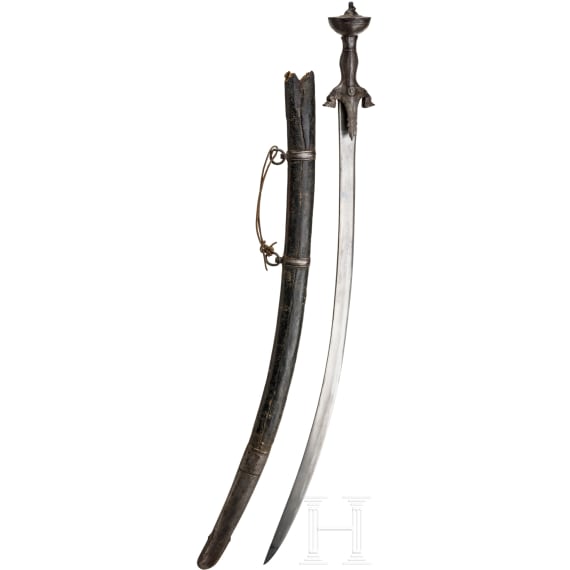 An Afghan pulwar with shamshir blade, 19th century