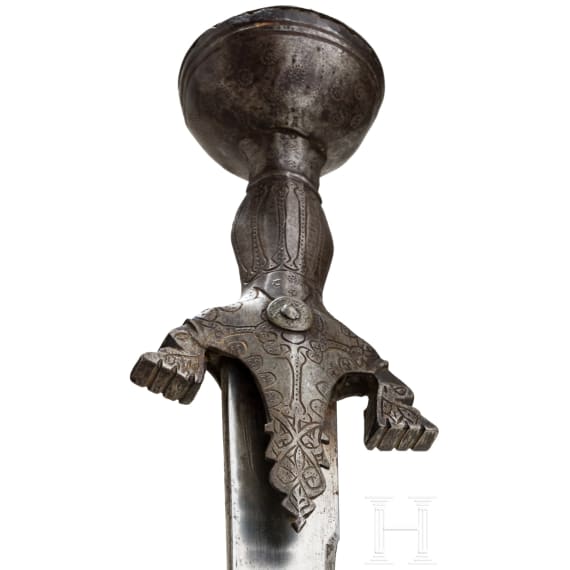 An Afghan pulwar with shamshir blade, 19th century