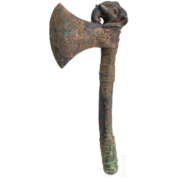 South Indian Bronze Ritual Axe, 19th century