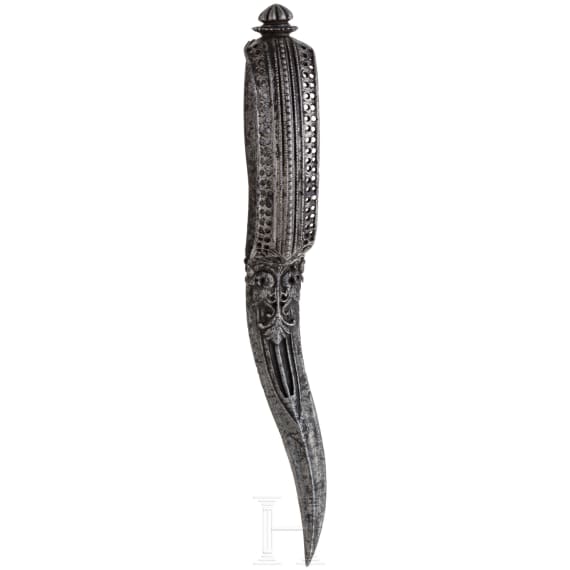 A South Indian bichwa with chiselled decoration, 18th century