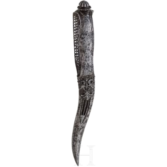A South Indian bichwa with chiselled decoration, 18th century