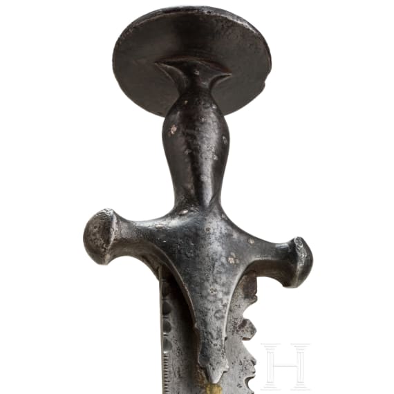 Sukhela mit gezahnter Klinge, Indien, um 1800