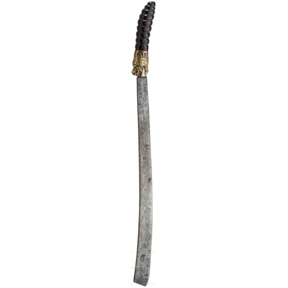 Klewang mit Drachenkopfzwinge, Malaysia, um 1900