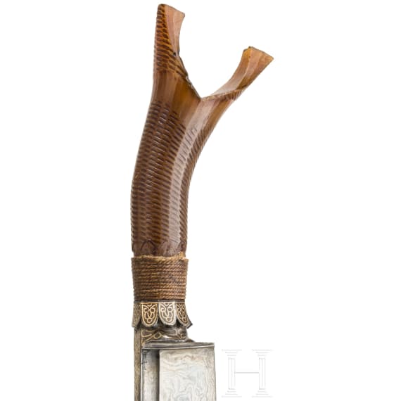 Goldeingelegter Klewang, Malaysien, 19. Jhdt.
