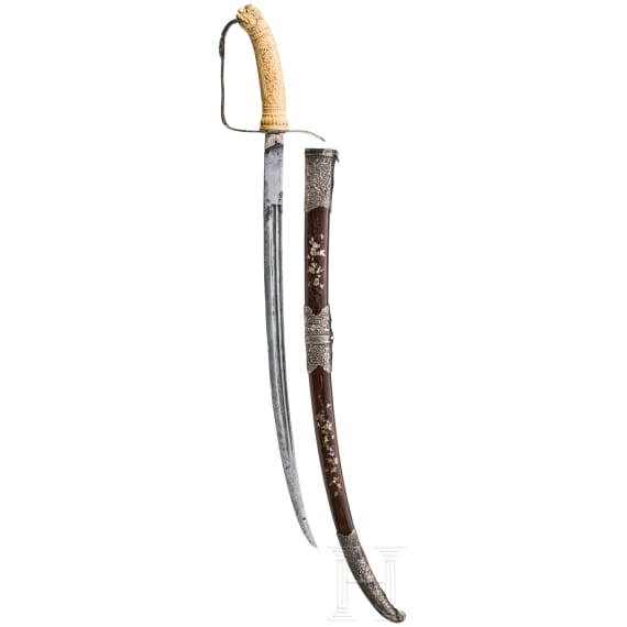 Prunks&auml;bel mit Elfenbeingriff, Vietnam, um 1900