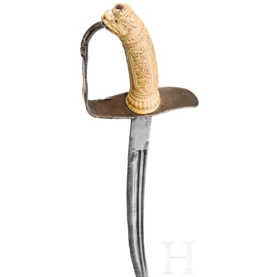Prunks&auml;bel mit Elfenbeingriff, Vietnam, um 1900