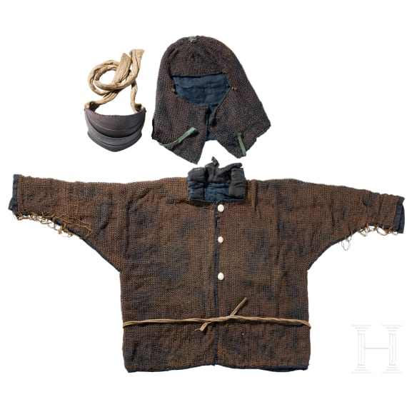 Kusari-Katabira mit Hachi-Gane, Japan, Ende Edo-Periode