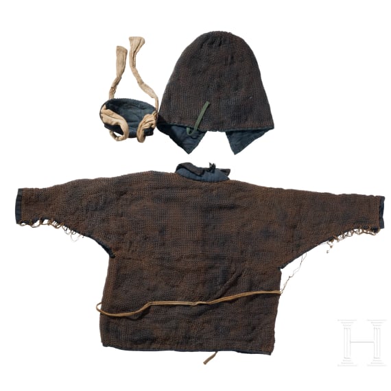 Kusari-Katabira mit Hachi-Gane, Japan, Ende Edo-Periode