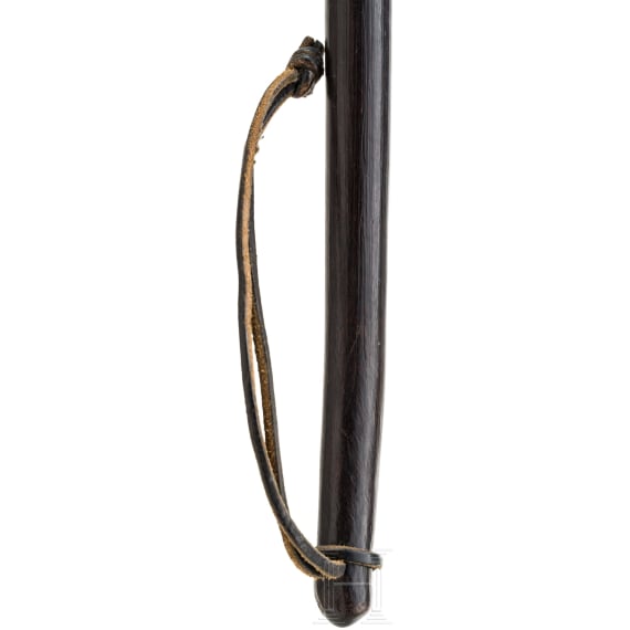 A South African rhino horn knobkerrie, 19th century