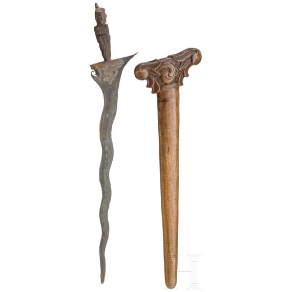 A Madura all metal Kris, ca. 1900