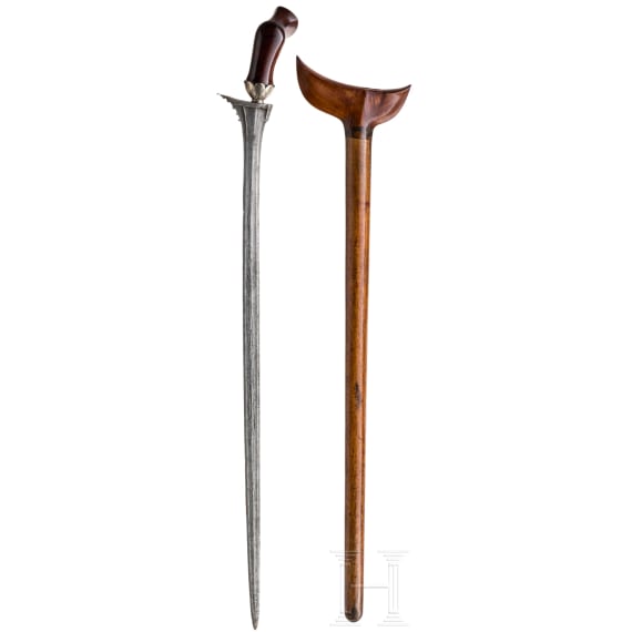 A Sumatran keris panjang (execution kris), circa 1900