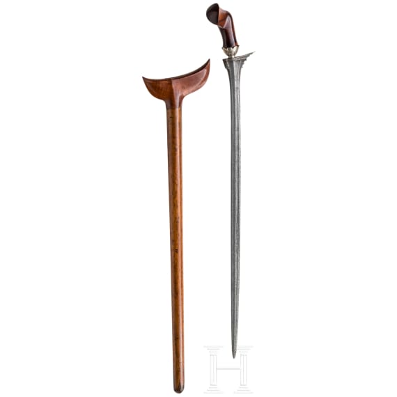 A Sumatran keris panjang (execution kris), circa 1900