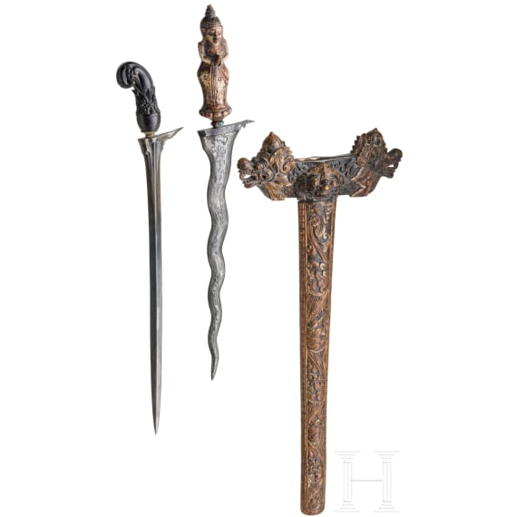 Two Indonesian keris, circa 1900