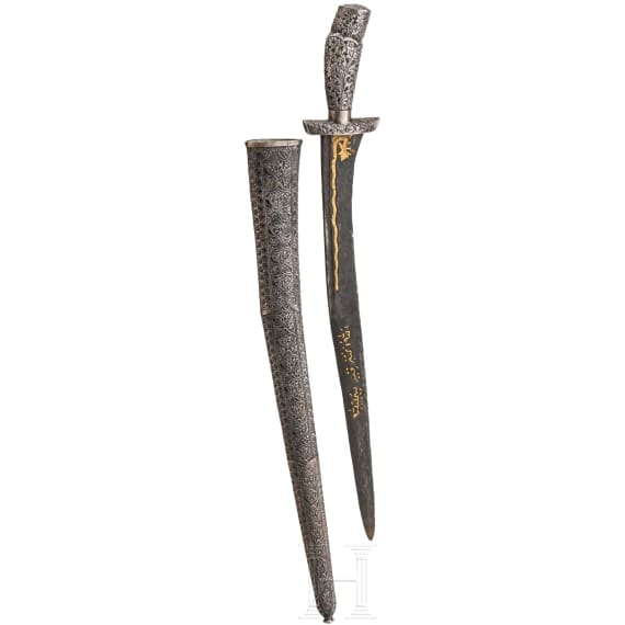 A pedang with silver mountings, Java (?), Indonesia, circa 1900