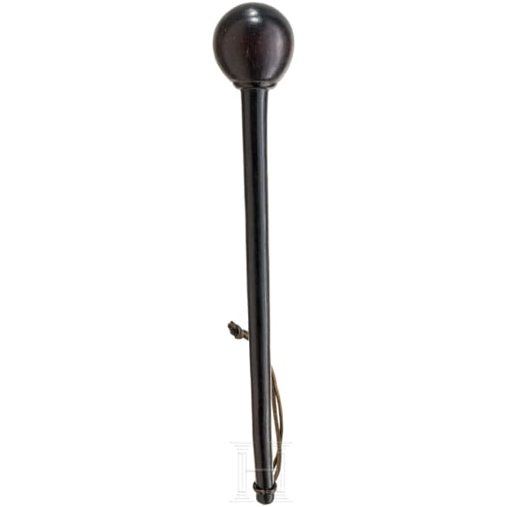 A South African rhino horn knobkerrie, 19th century